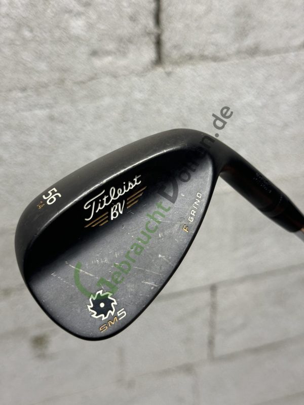 Titleist SM5 Wedge 56º F-Grind, Rechts, Raw Black