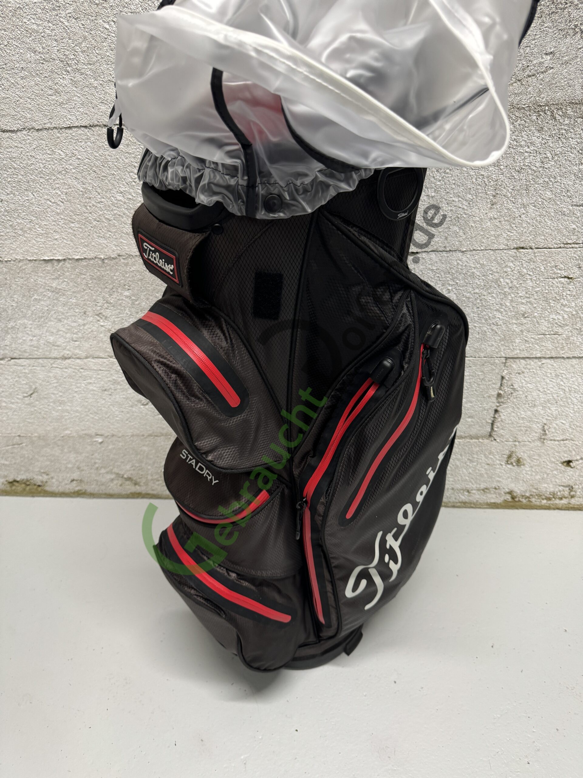 Titleist StaDry Cartbag 14 Schwarz/Rot