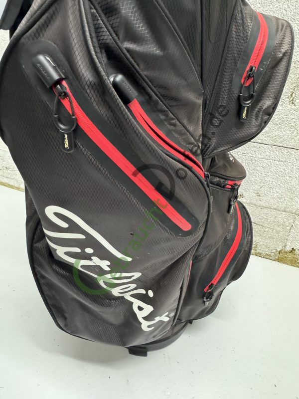 Titleist StaDry Cartbag 14 Schwarz/Rot - Image 4