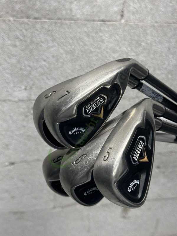 Callaway Big Bertha Fusion 5-S, Eisensatz, Graphit, Rechts, Regular-Flex