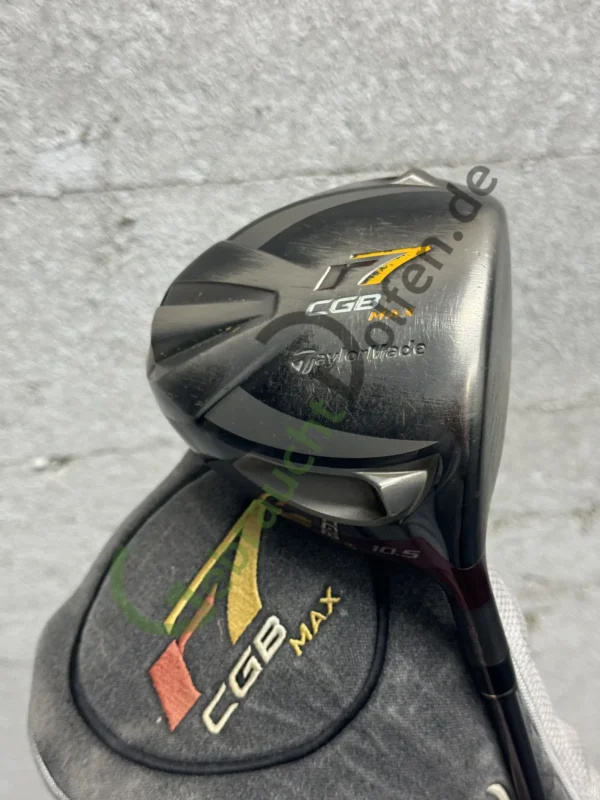 Detailaufnahme des TaylorMade r7 CGB Max Driver 10,5º Rechts RH, Regular-Flex