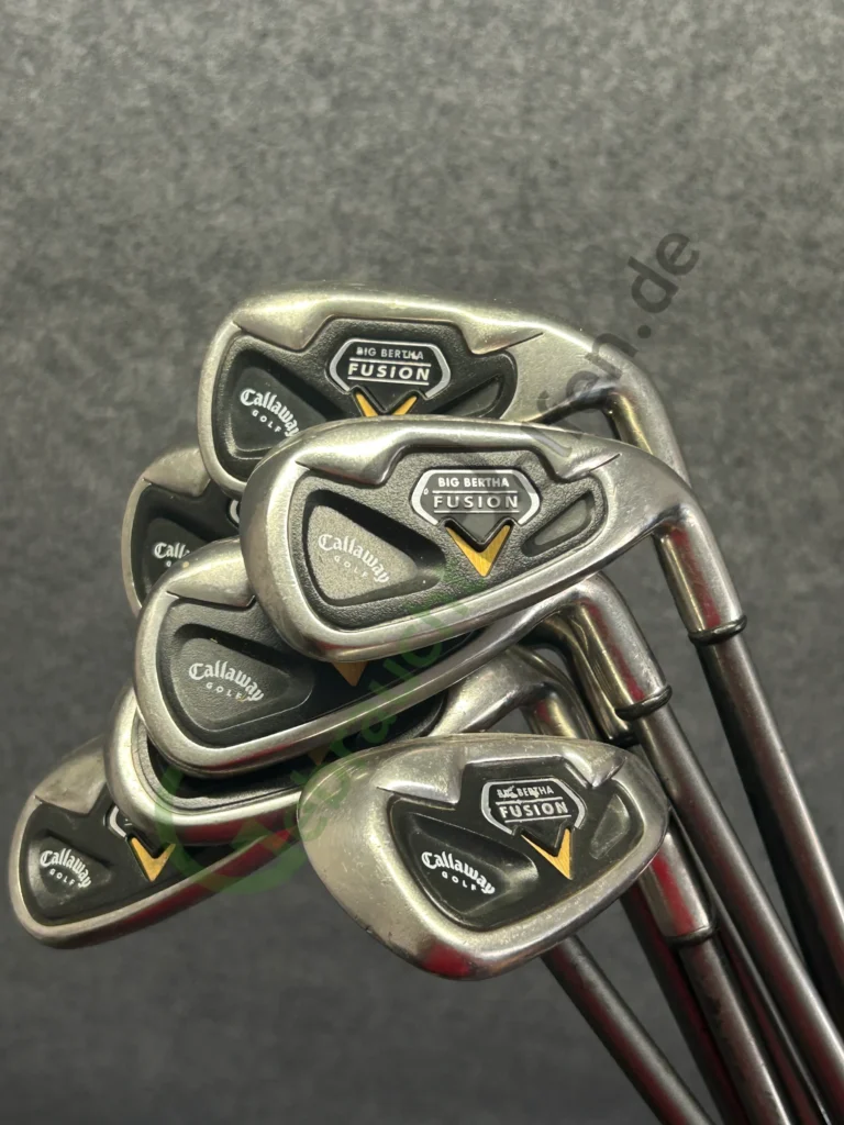 Callaway Big Bertha Fusion 4-P,S,L Eisensatz, Rechts RH, Lite/Senioren Flex Graphit +1″