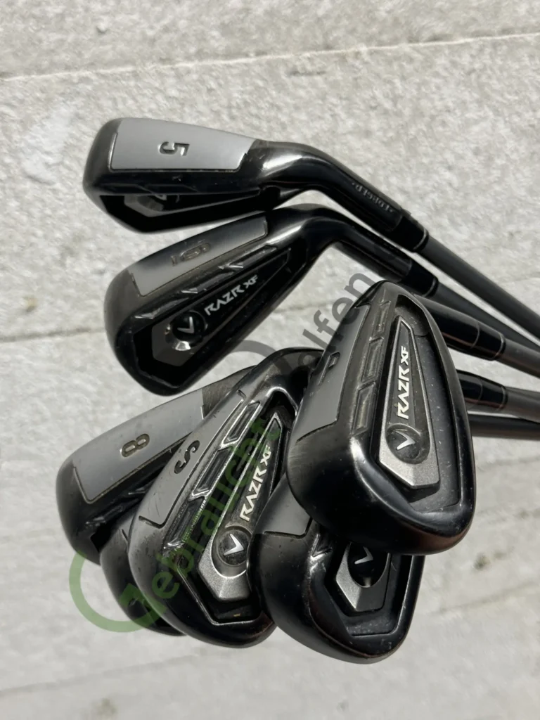 Callaway RAZR XF Eisensatz 5-S, Rechts RH, Graphit, Damen Womens-Flex