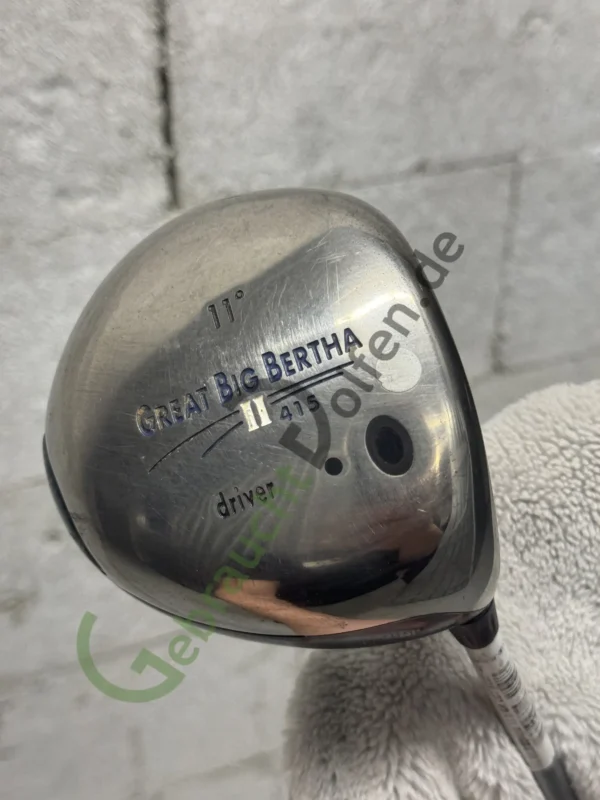 Detailaufnahme eines Golfschlägers