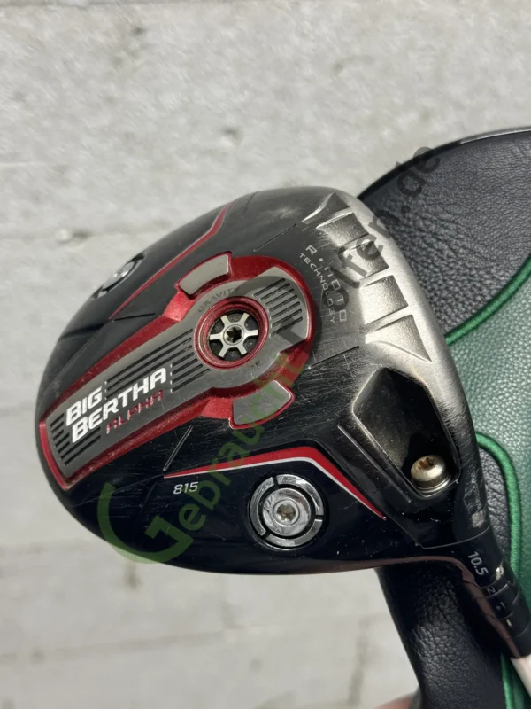 Detailaufnahme des Callaway 815 Alpha Drivers