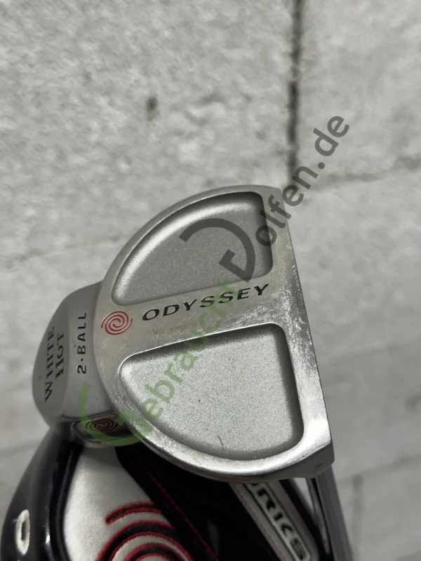 Odyssey White Hot 2-Ball Putter, Mallet 34", Rechts RH, Cover, Center Shaft