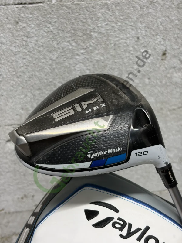TaylorMade SIM Max Driver 12º, Rechts RH, Cover