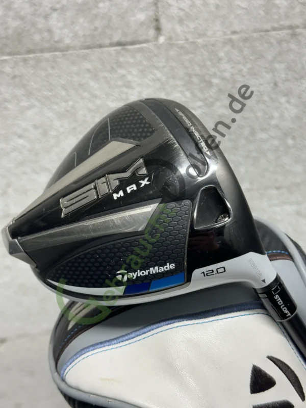 Detailaufnahme des TaylorMade SIM Max Driver 12º, Rechts RH, Cover