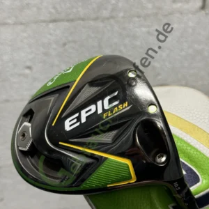 Detailaufnahme des Callaway Epic Flash Driver 10.5º, Rechts RH, Cover - Stiff-Flex