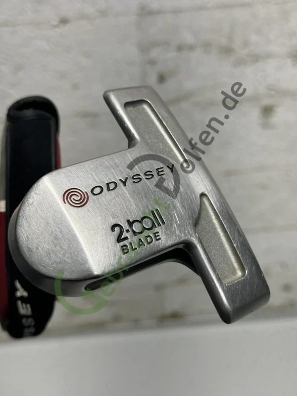 Odyssey 2-ball Blade Putter 35", Links LH, Cover