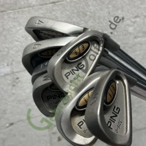 PING i3 O-SIZE Eisensatz 4-S, Rechts RH, Stahl +0.5", Stiff-Flex, white dot