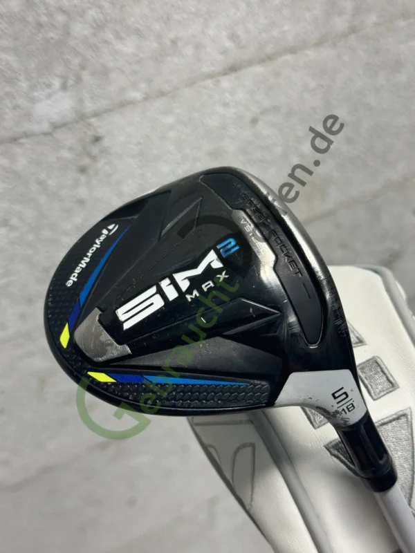 TaylorMade SIM2 Max Holz 5, 18º, Rechts RH, Ladies-Flex, Cover