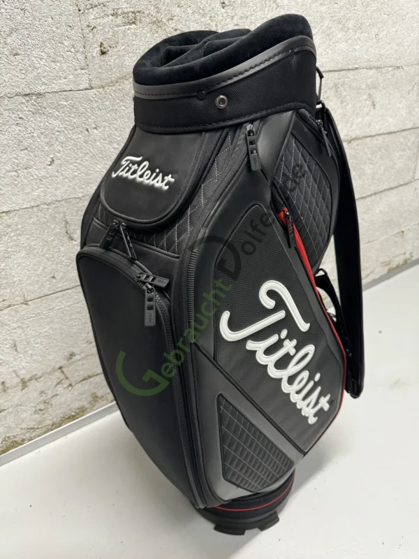 Titleist Staff Bag Premium Schwarz/Rot