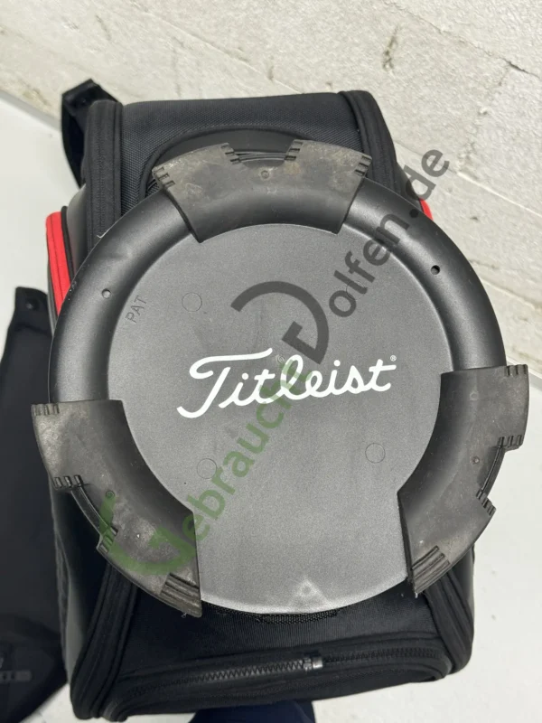 Titleist Staff Bag Premium Schwarz/Rot – Bild 5