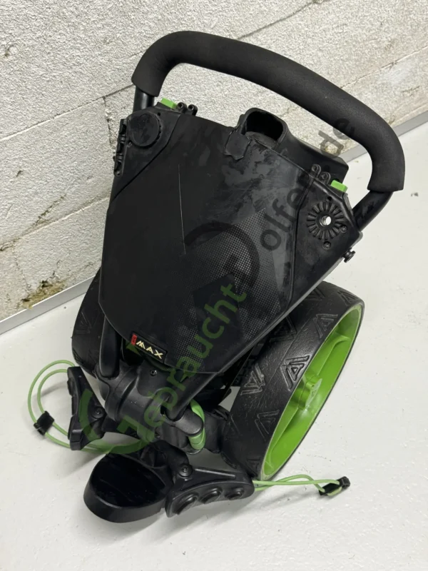 BIG MAX IQ+ Trolley 3-Rad, Schwarz/Lime, Push Cart – Bild 6