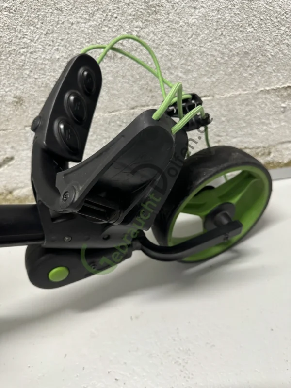 BIG MAX IQ+ Trolley 3-Rad, Schwarz/Lime, Push Cart – Bild 3