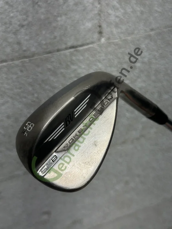 Titleist Vokey SM8 Lob Wedge, 58/14º K-Grind, Rechts RH, Wedge-Flex