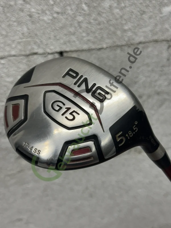 PING G15 Holz 5, 18.5º, RH Rechts, Soft-Regular-Flex, Cover