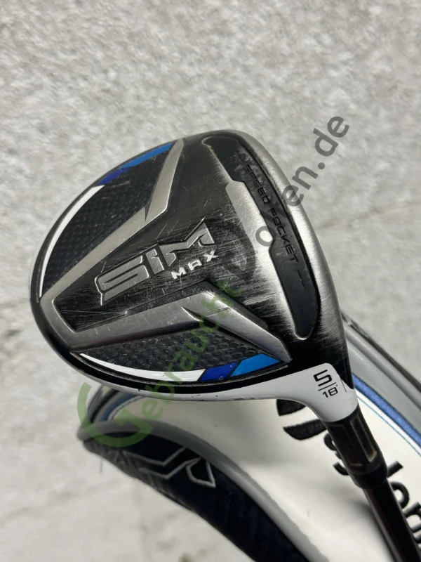 TaylorMade SIM Max Holz 5, 18º, Rechts RH, Regular-Flex
