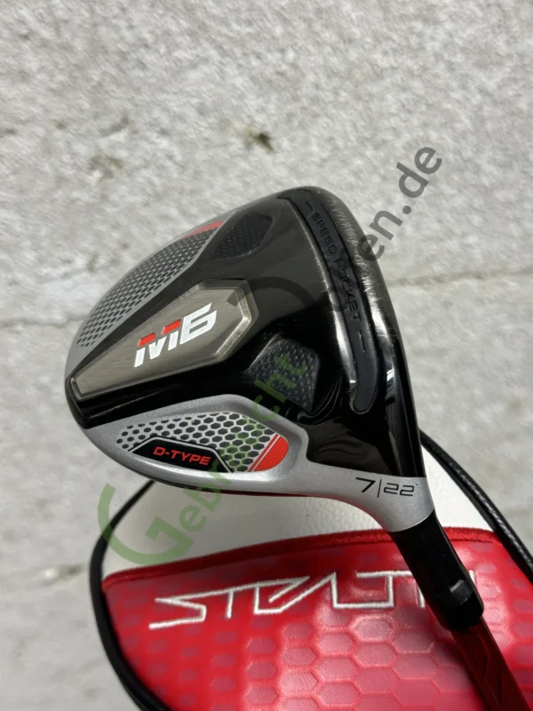 TaylorMade M6 D-Type Holz 7, 22º, RH Rechts, Allround-Flex