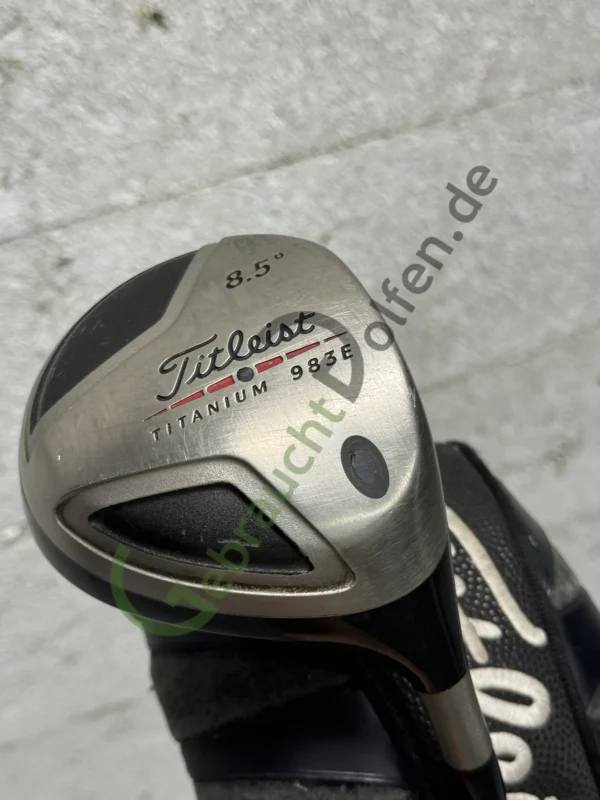 Titleist 983E Titanium Driver, 8.5º, Rechts RH, Stiff-Flex, Cover