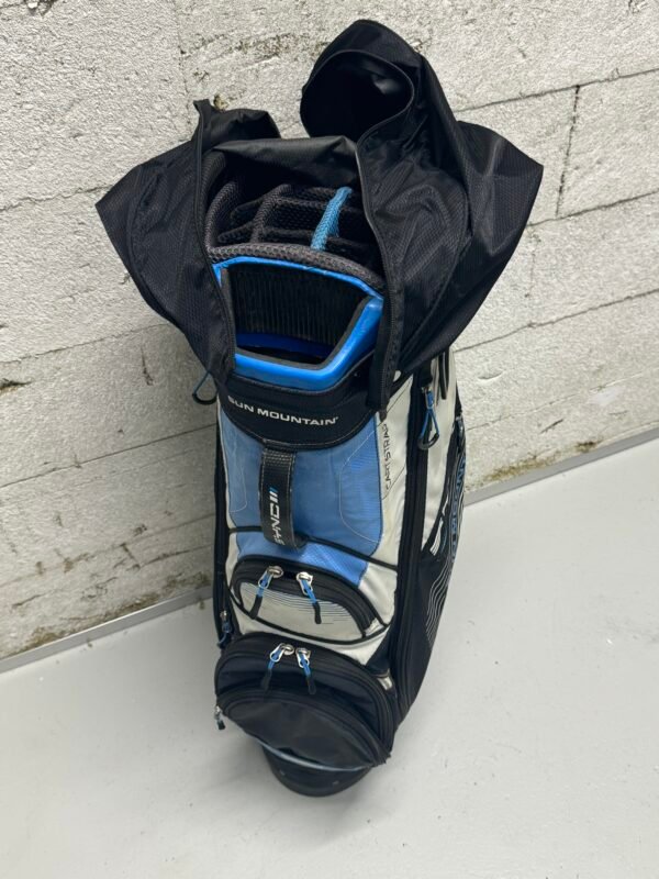 Sun Mountain SYNC Cart Bag Schwarz/Blau, 14-way