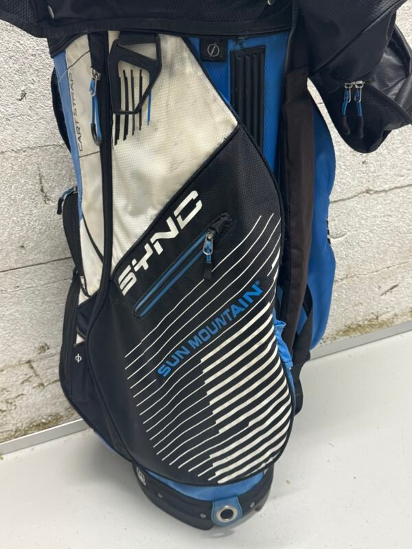 Sun Mountain SYNC Cart Bag Schwarz/Blau, 14-way – Bild 2