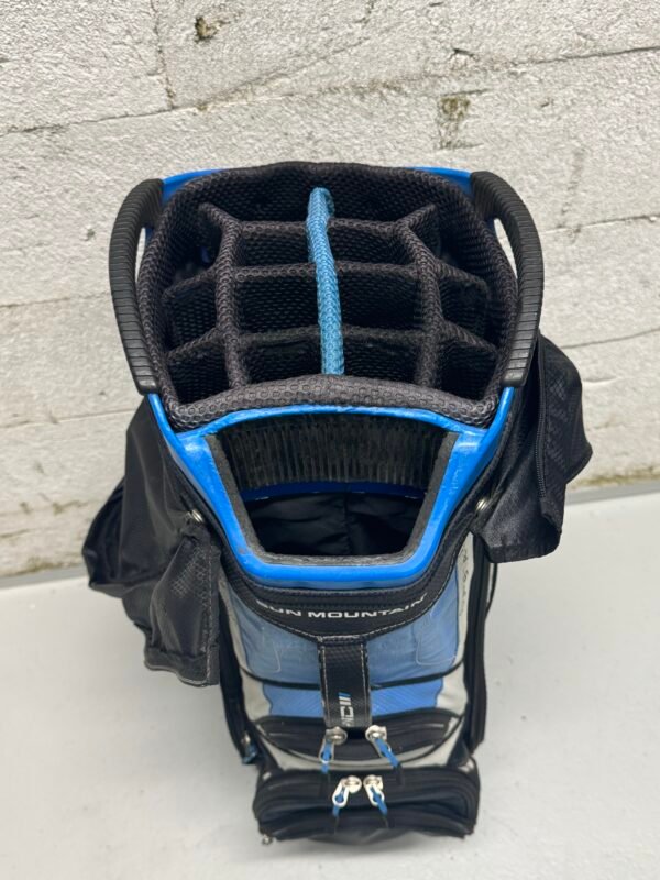 Sun Mountain SYNC Cart Bag Schwarz/Blau, 14-way – Bild 4