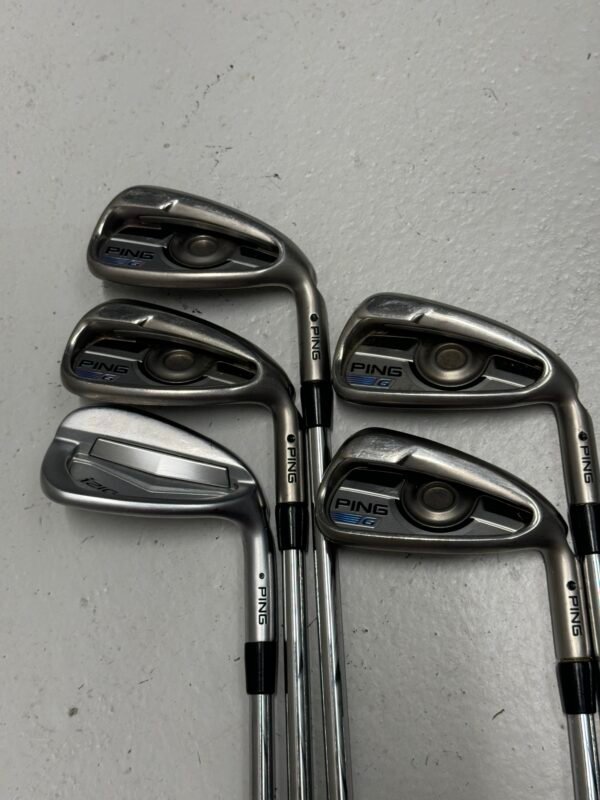 PING G-Series Eisensatz 6-PW, Rechts RH, Regular-Flex, Stahl, black dot – Bild 5