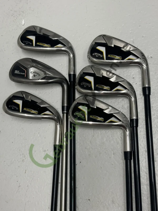 Callaway Warbird Eisensatz 5-PW, Rechts RH, Regular-Flex, Graphit – Bild 5