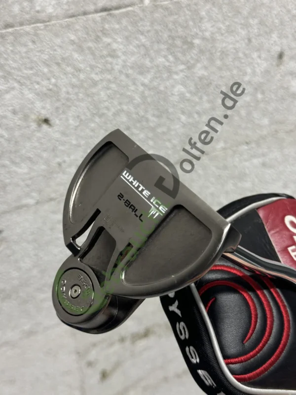 Odyssey White Ice 2-ball Putter, 34", Rechts RH