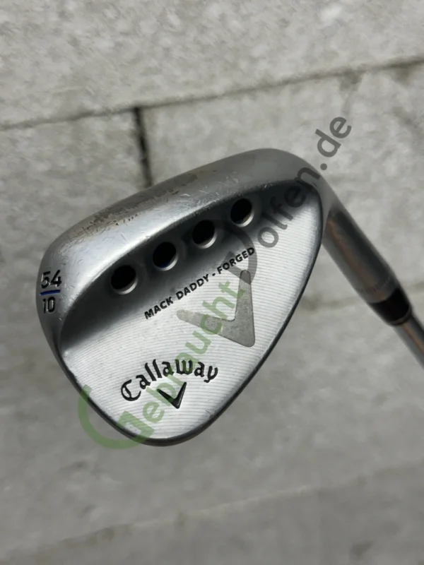 Callaway Mack Daddy Forged Wedge 54/10º, R-Grind, Rechts RH, Stiff-Flex