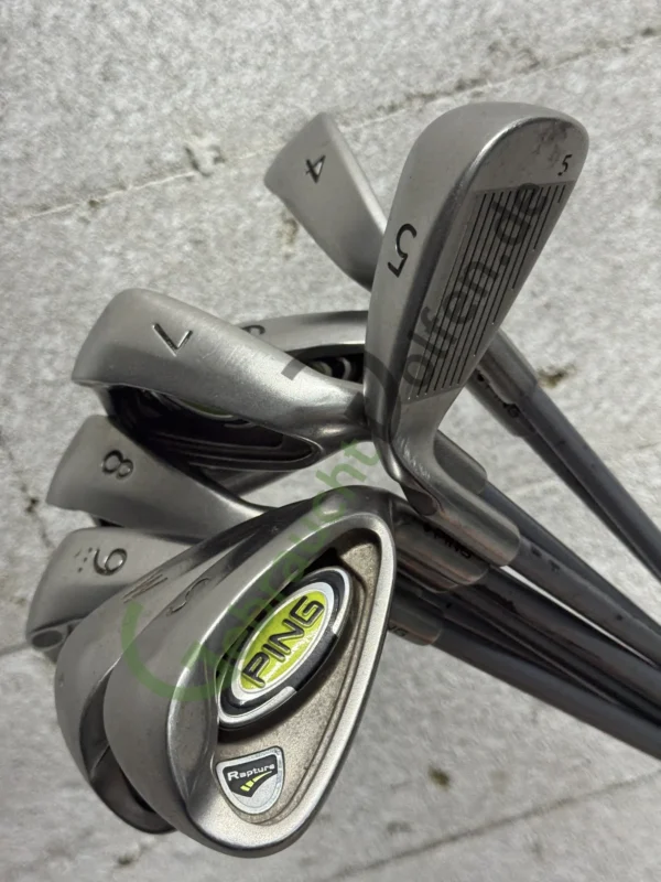 PING Rapture Eisen 4-SW, Rechts RH, Graphit, Regular-Flex, Black dot