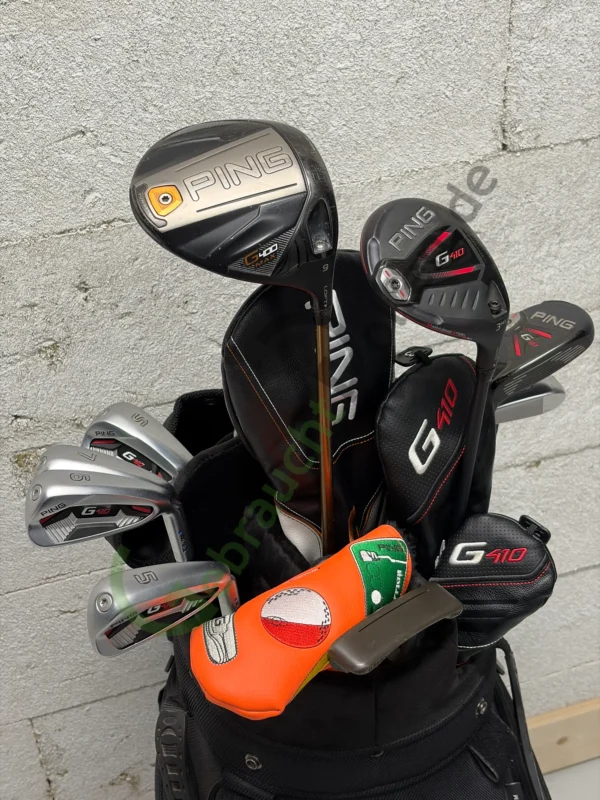 PING Golfset G400/410, Rechts RH, Regular-Flex, Graphit, Komplett