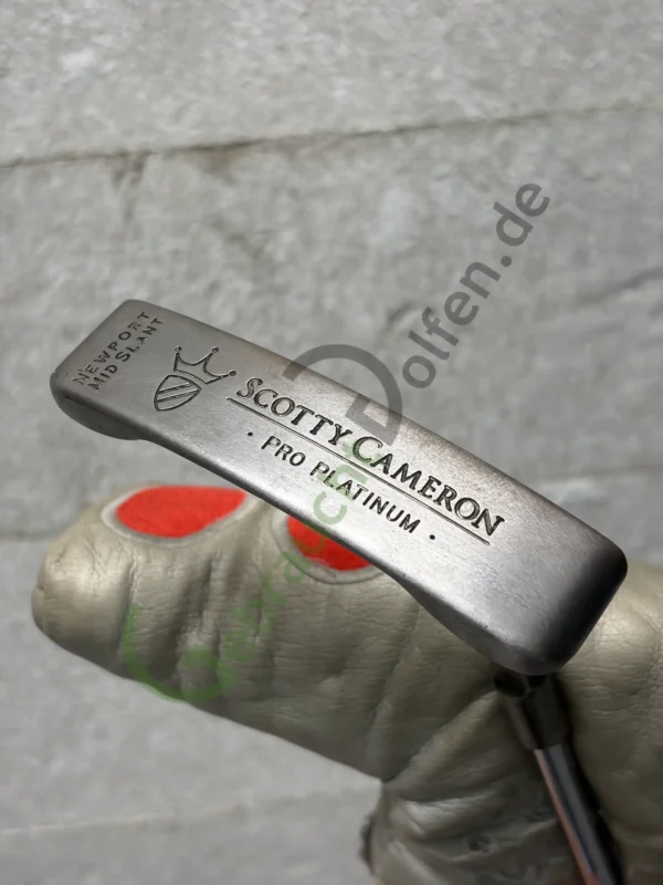 Scotty Cameron Pro Platinum Newport, Blade Putter, 35", Rechts RH, Raw