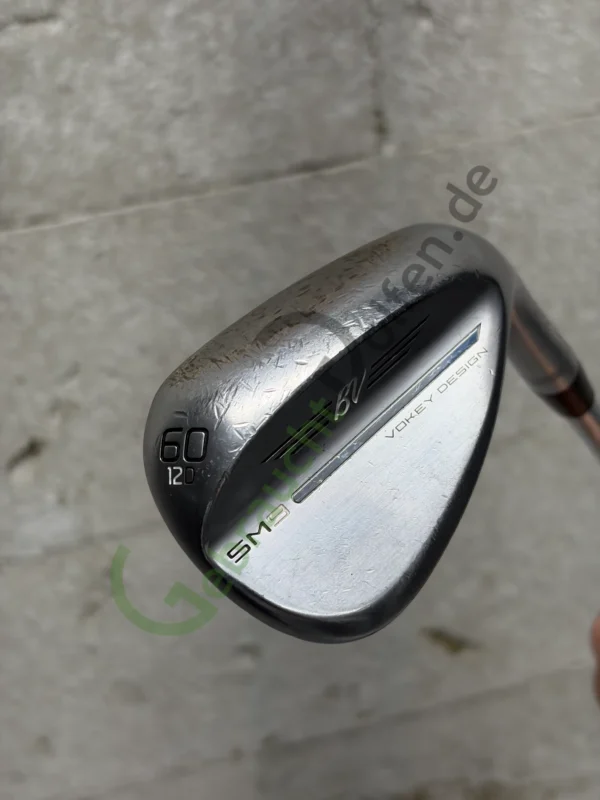 Titleist Vokey SM9, Lob Wedge 60/12º D, Rechts RH, Stiff-Flex +1"
