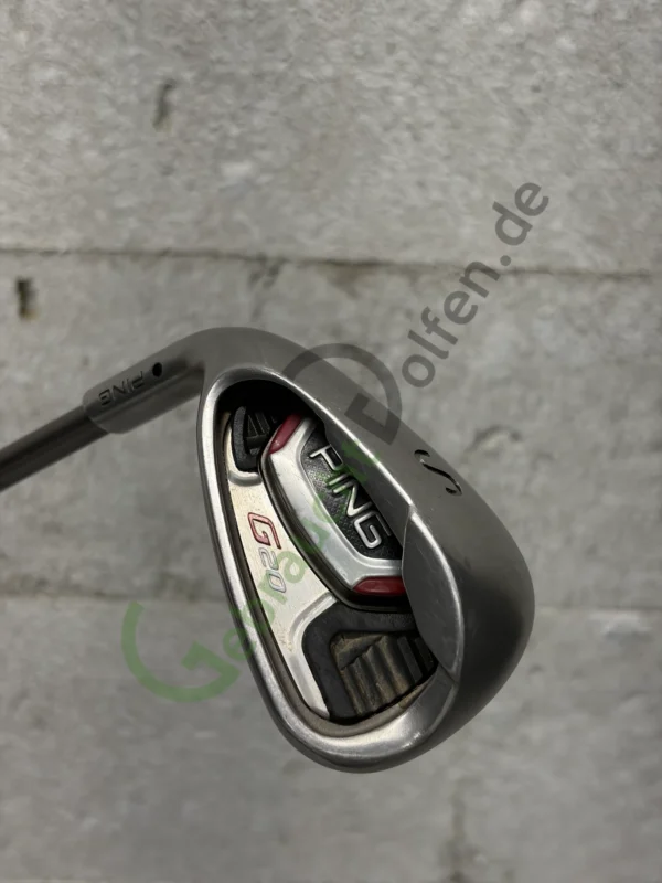 PING G20 Sand Wedge, 52º, Links LH, Regular-Flex, Graphit, Black Dot