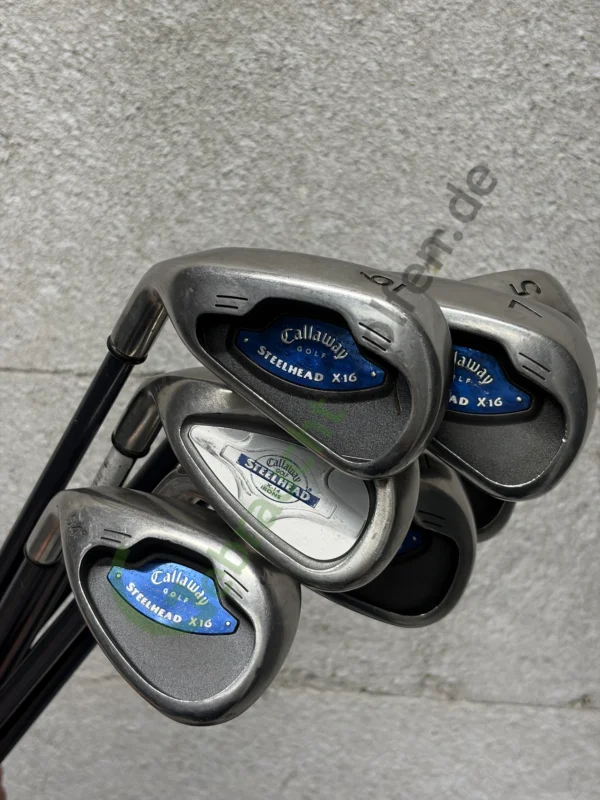Callaway X-16 Eisensatz 5-SW, Links LH, Regular-Flex, Graphit