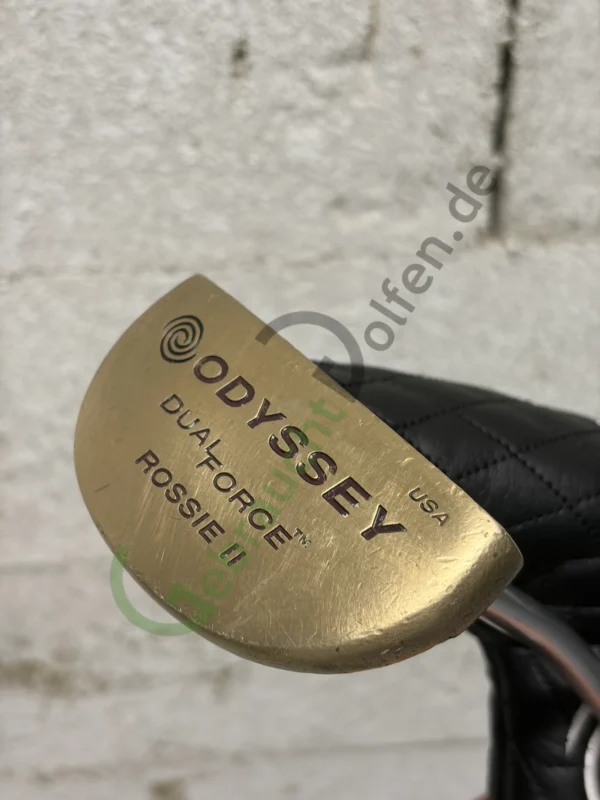 Odyssey Dual Force Rossie II Bronze Mid-Mallet Putter, 33", Rechts RH