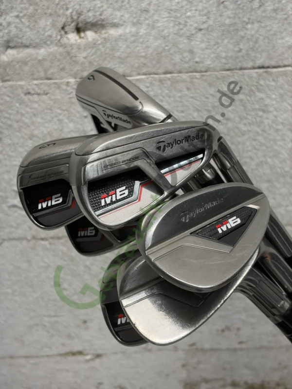 TaylorMade M6 Eisensatz 5-PW,AW,SW, Rechts RH, Allround-Flex, Graphit