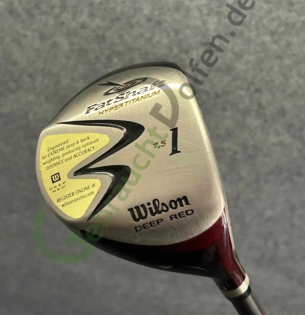 Wilson Deep Red FatShaft Driver 7.5°, Rechts RH, Regular-Flex