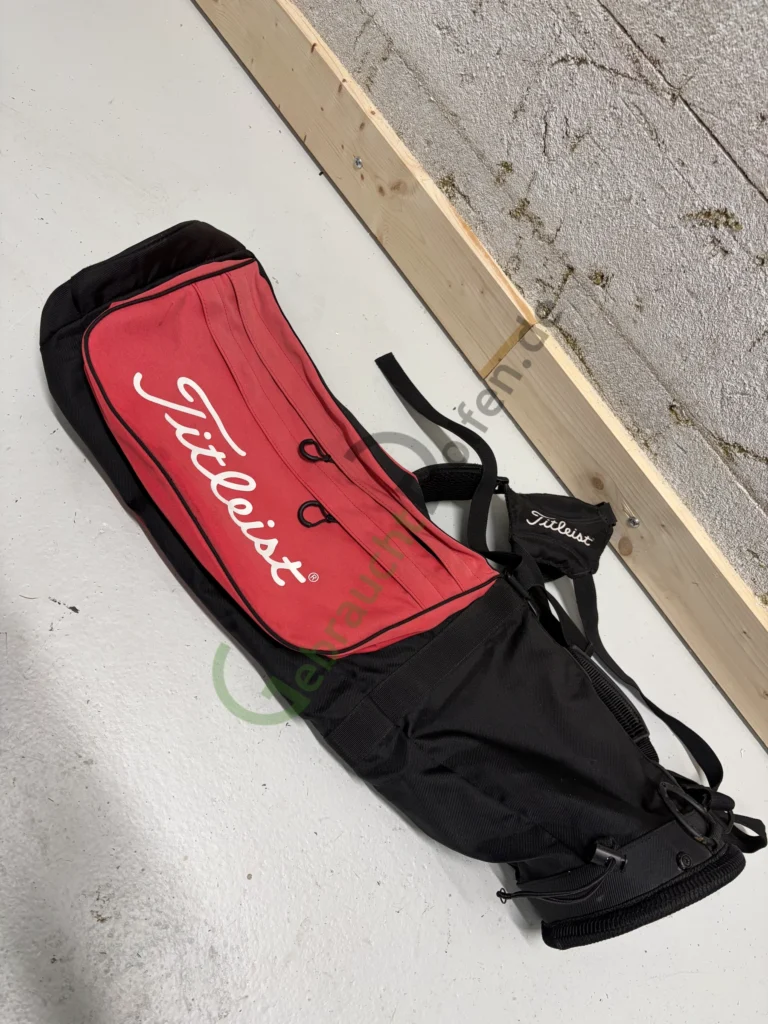 Titleist Pencil Sunday Bag , Rot/Schwarz, 2-Fach