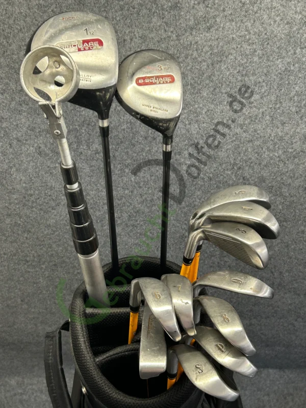 Anfänger Golfset Turbo Power/B-Square/Silverline, Rechts RH, R-Flex, Graphit