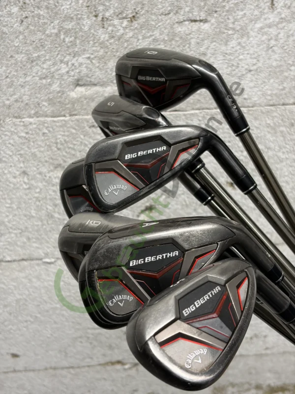 Callaway Big Bertha CF 19 Eisensatz 5-PAS, Rechts RH, Regular-Flex, Graphit
