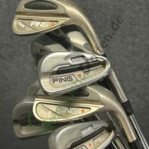 PING S58 Eisensatz 5-PW, 52, 56, Rechts RH,Stahl -1″, Red Dot