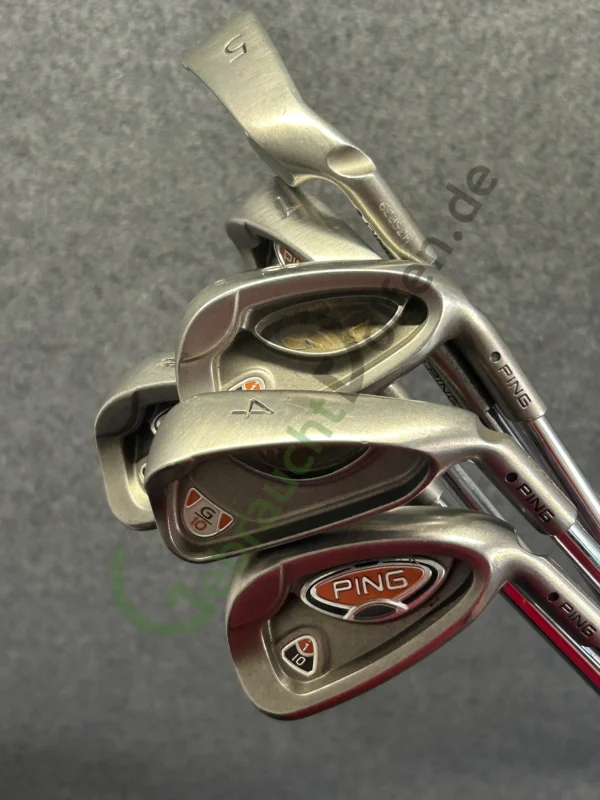 PING G10/i10 Eisensatz 4-PW, Rechts RH,Stahl, Black Dot